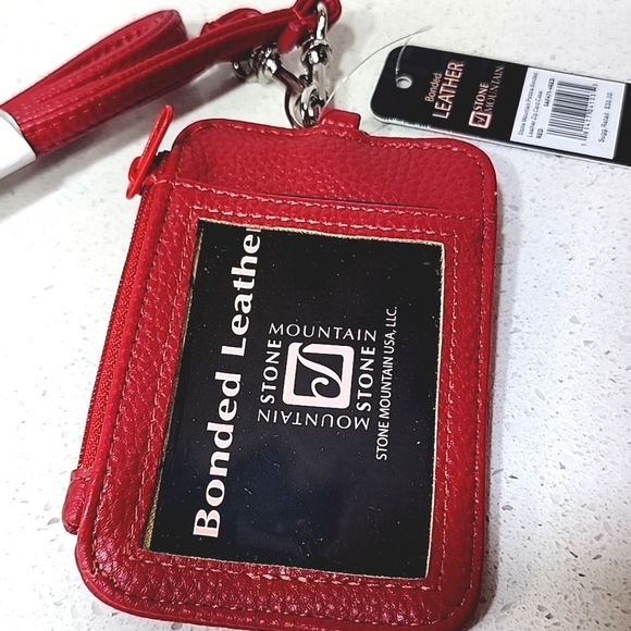 Crossbody Leather credit card, ID, money holder New with tags - Picture 3 of 5